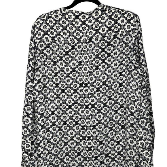 Tory Burch Womens Silk Ballet Crystals Abstract Shift Dress Multi-Color Medium - Picture 4 of 14